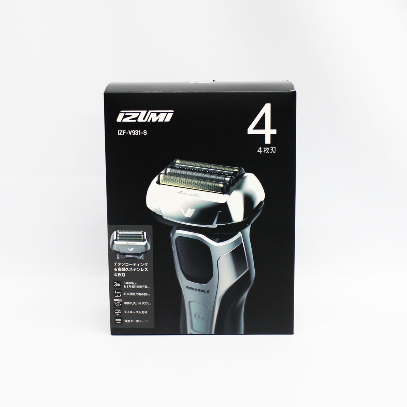 IZUMI Z-DRIVE ハイエンドシリーズ 往復式シェーバー 5枚刃 ブラック IZF-V948-K