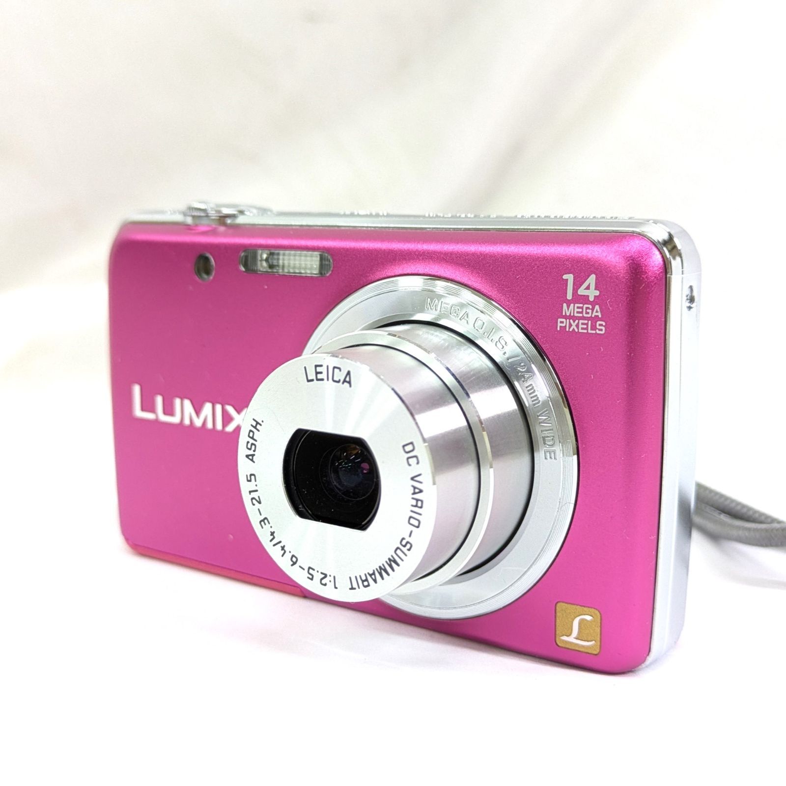 パナソニック デジタルカメラ ルミックス FH8 光学5倍 セール ピンク