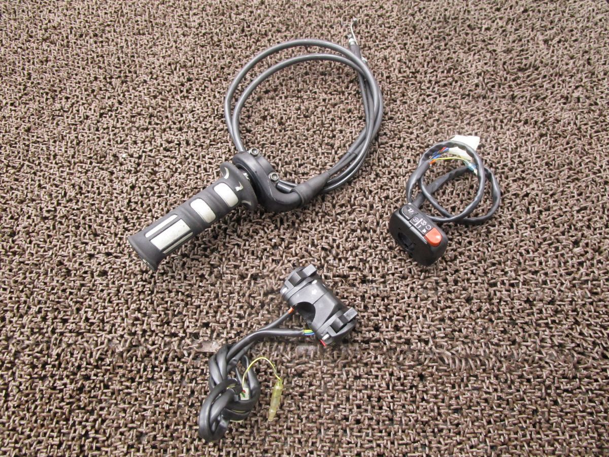 KTM 625SMC ハンドルスイッチ 左右 スロットル ワイヤー ●A7037 VBKGSE KTM 584 キャブ車