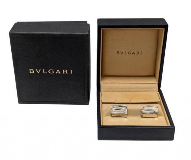 仕上げ済み ブルガリ カフス SV925 シルバー カフスボタン