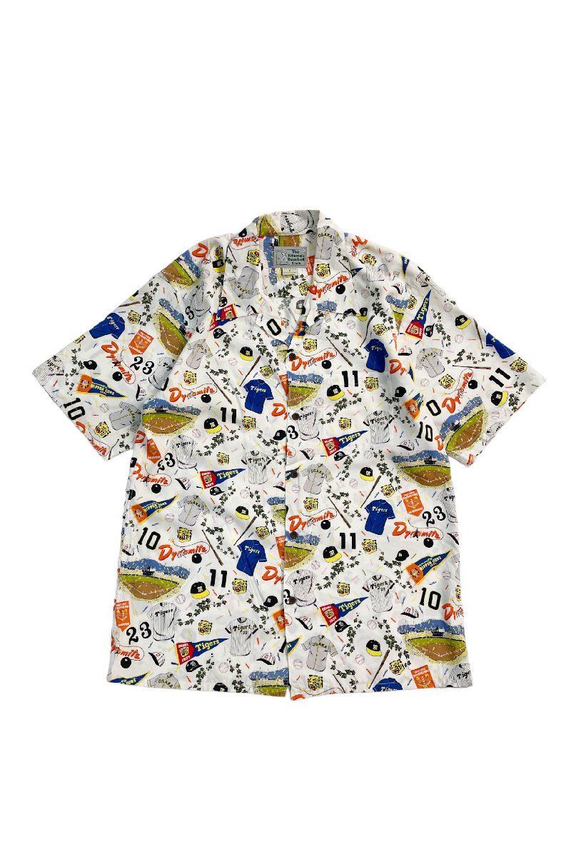 The ritomo's baseball club Hanshin Tigers rayon aloha shirt