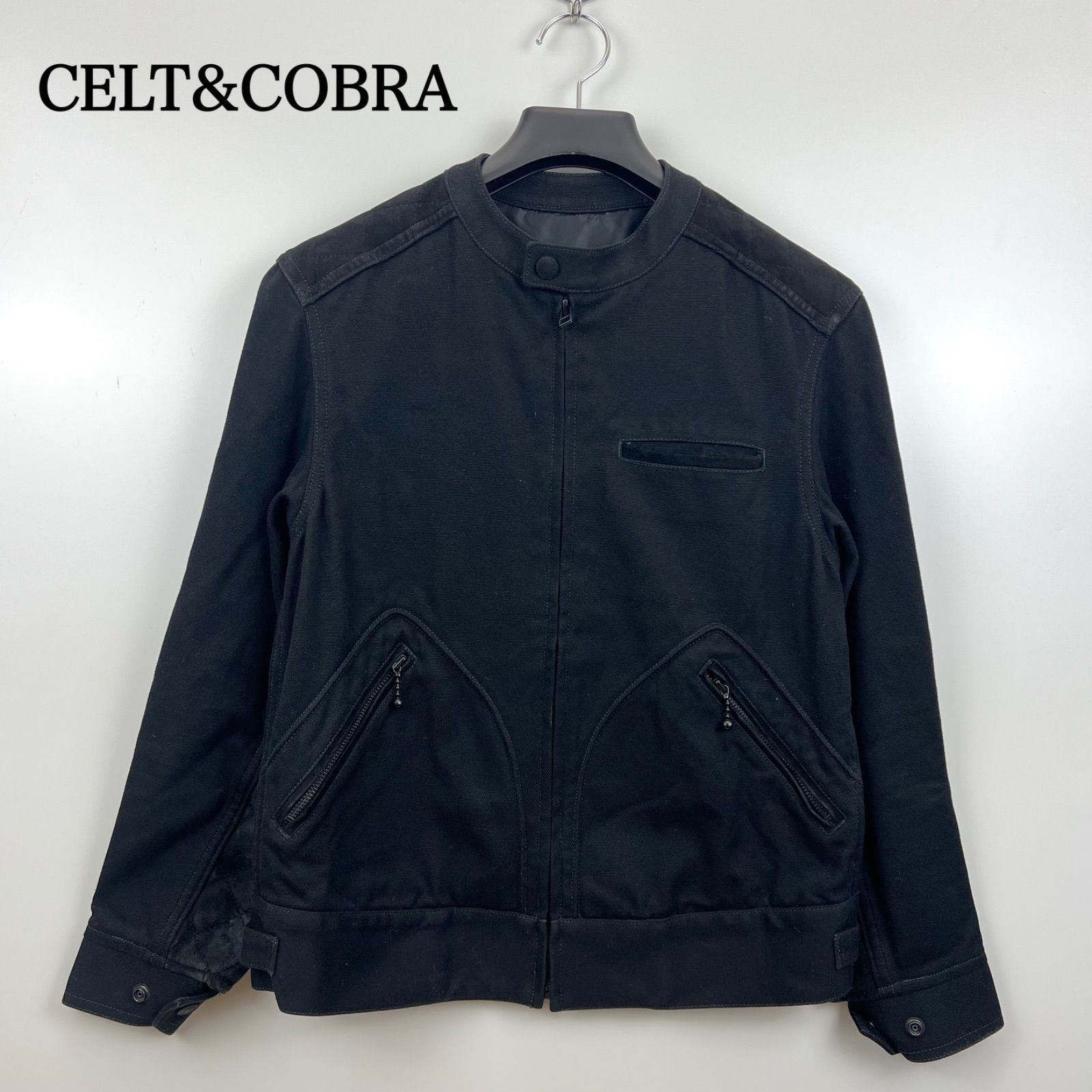 CELT&COBRA archive cotton × leather jacket S 6SJK-02 ケルト