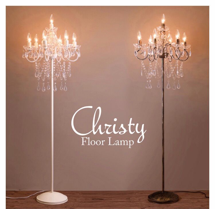フロアランプ Christy クリスティ シャンデリアゴージャス7灯 照明