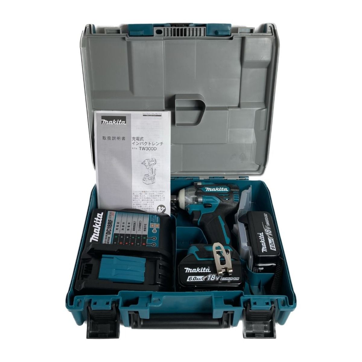 MAKITA マキタ 18V 充電式インパクトレンチ （バッテリ2個・充電器