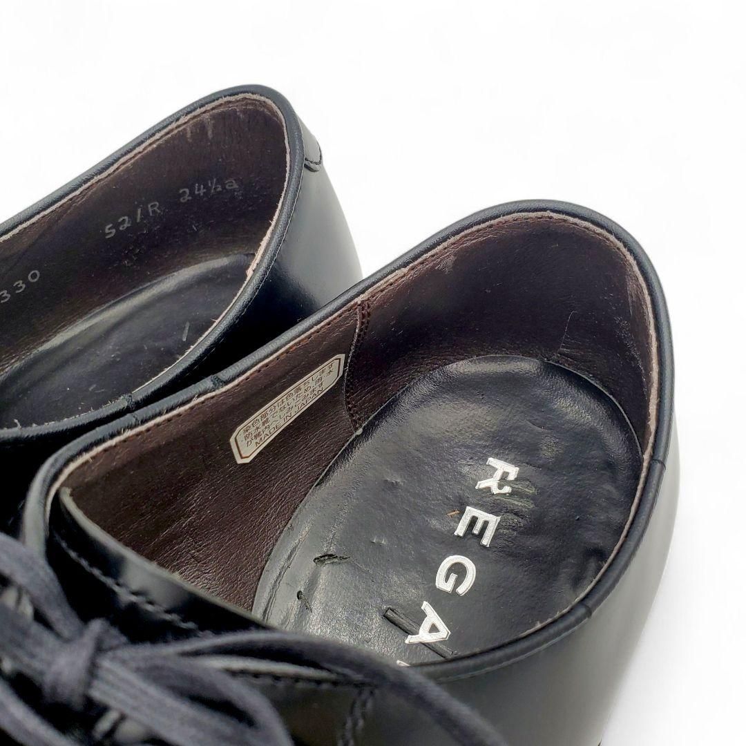 REGAL リーガル ビジネスシューズ ドレスシューズ 外羽根 Uチップ 革靴 本革 紳士靴 冠婚葬祭 フォーマル 就活 型番 521 R 黒