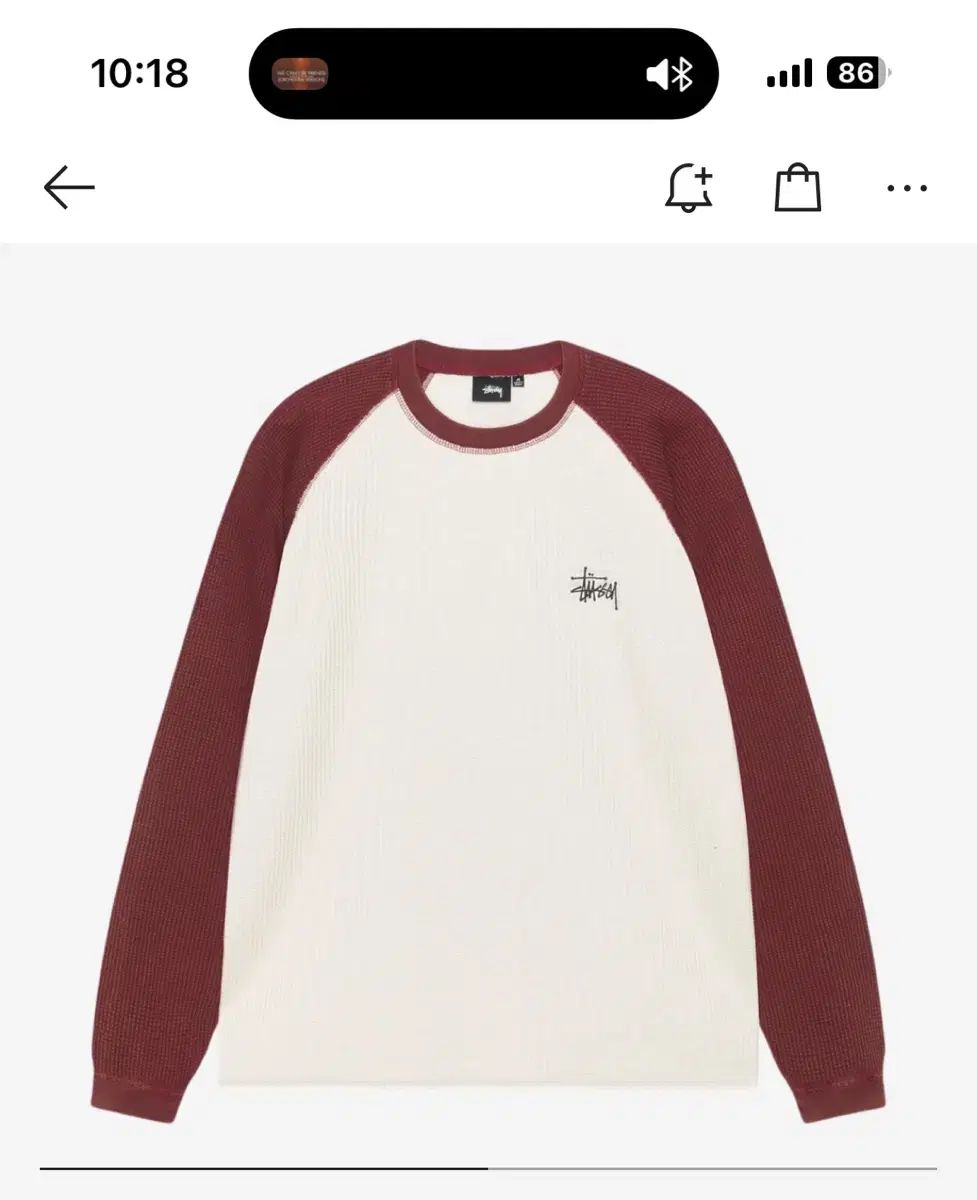STUSSY ステューシー サーマル Tシャツ S