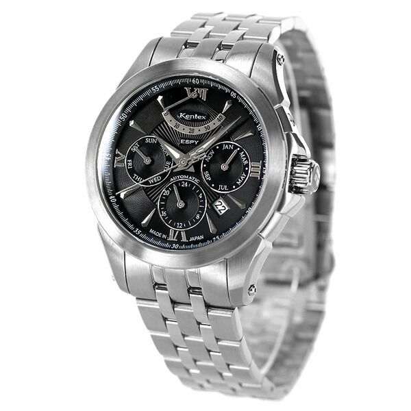 ケンテックス Kentex 腕時計 メンズ E546M-10 エスパイ アクティブ 2 41mm ESPY ACTIVE 2 41mm 自動巻き（Cal.9100/手巻き付） コニャックブラウンxブラウン アナログ表示