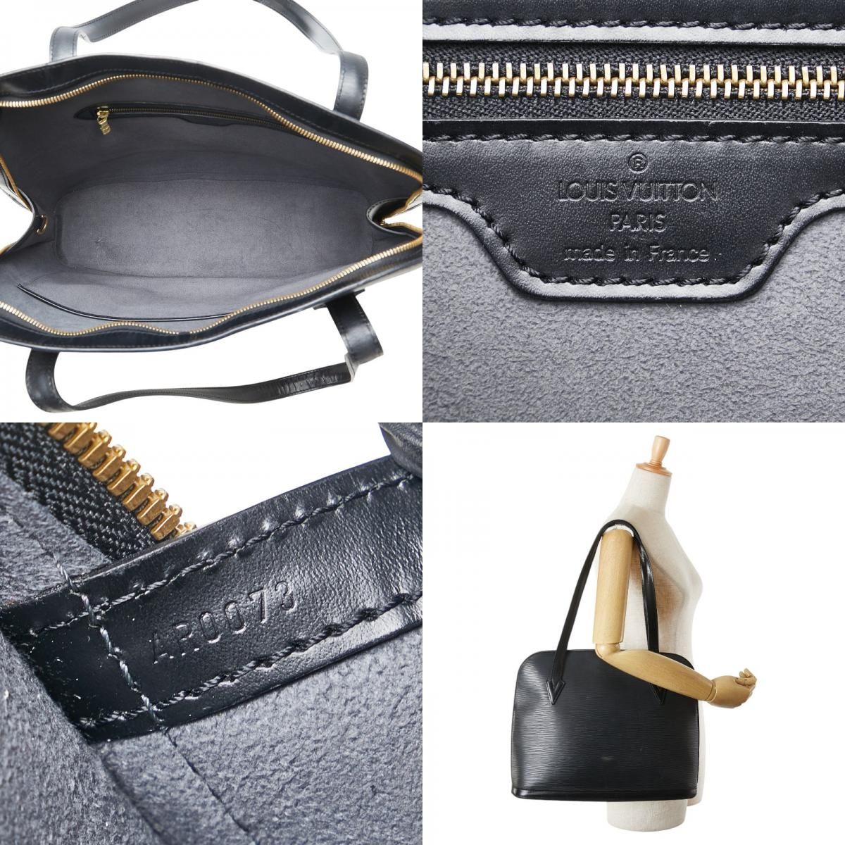 ルイ・ヴィトン エピ リュサック ショルダーバッグ M52282 LOUIS VUITTON ルイヴィトン エピ トートバッグ ブルー レザー