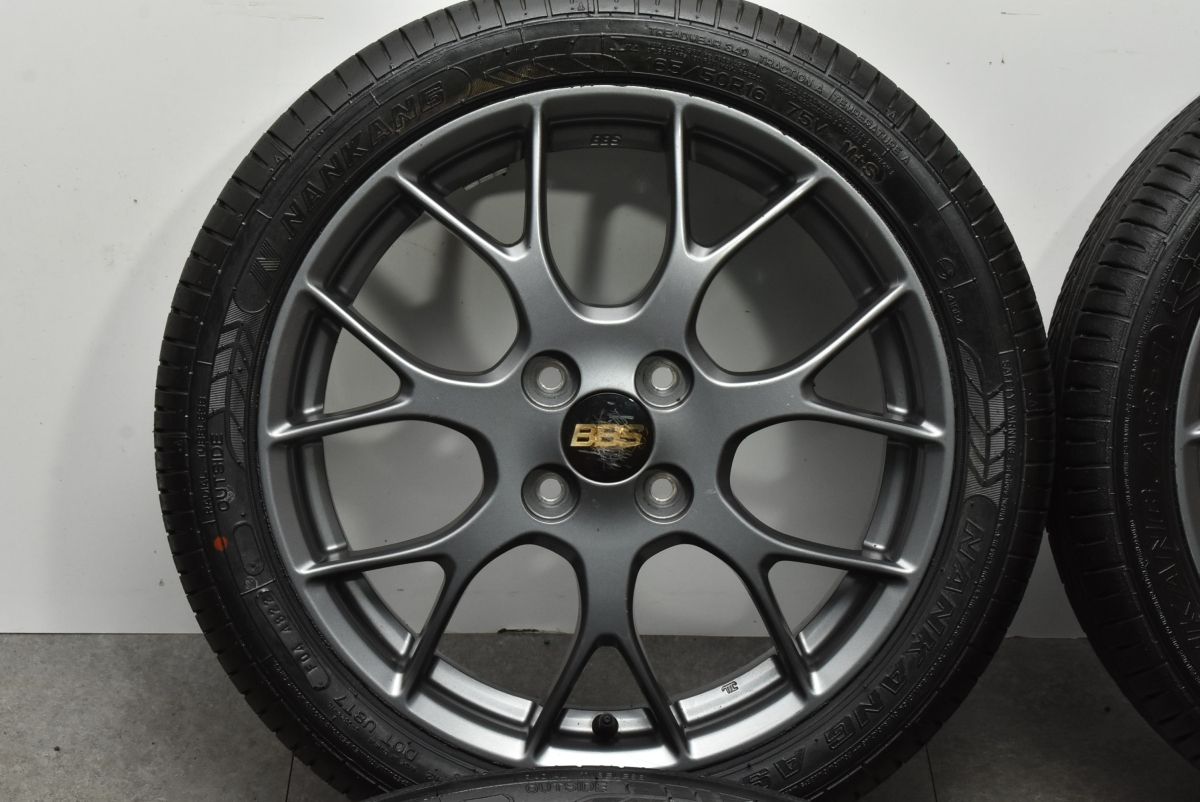 希少 鍛造】ダイハツ コペン GRスポーツ 純正 BBS製 マットグレイ 16in