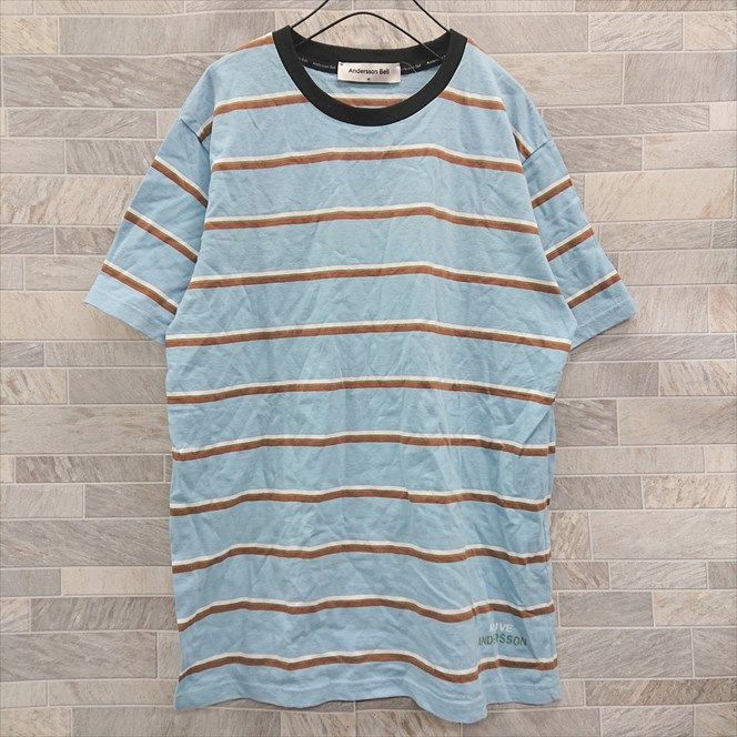 ANDERSSON BELL ボーダーTシャツ XS Andersson Bell ボーダー ロゴ Tシャツ 07457 - メルカリ
