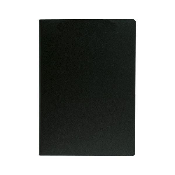 （まとめ） クリップファイル〈ダブル〉発泡美人 A4判タテ型 FB-2036-60 ブラック 1枚入 【&times;3セット】