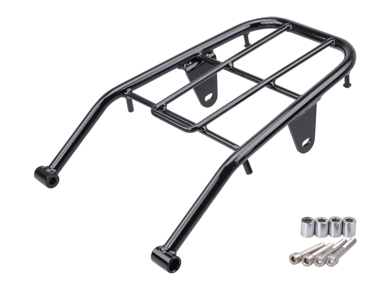 キジマ kijima バイク リアキャリア CRF250L|RALLYS 天板 縦265mm×横260mm 最大積載量5kg スチール製ブラック仕上げ HONDA 210-2761