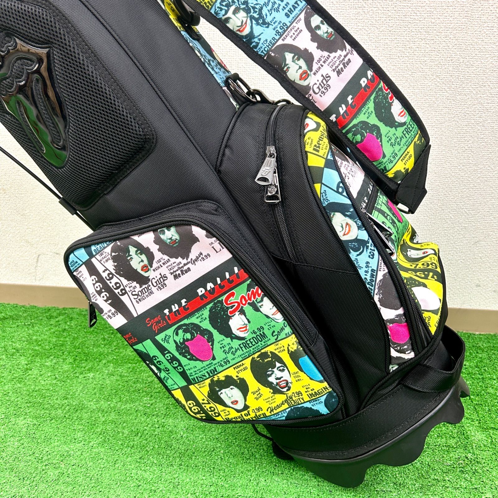 値下出品新品ゴルフバッグローリングストーンズBACKSPIN!
