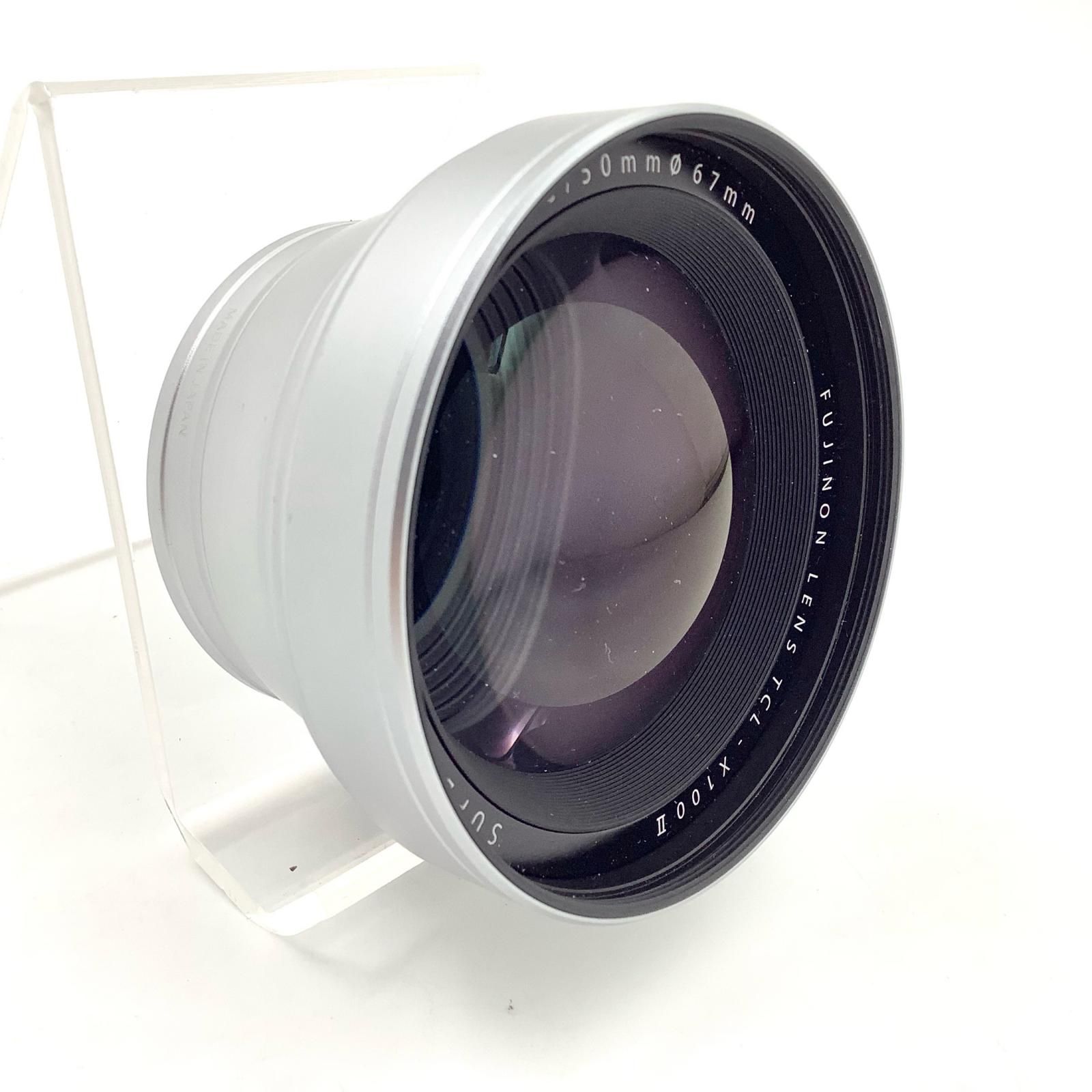 FUJIFILM TCL-X100II テレコンバージョンレンズ シルバー 動作 済 全額返金保証 最速発送