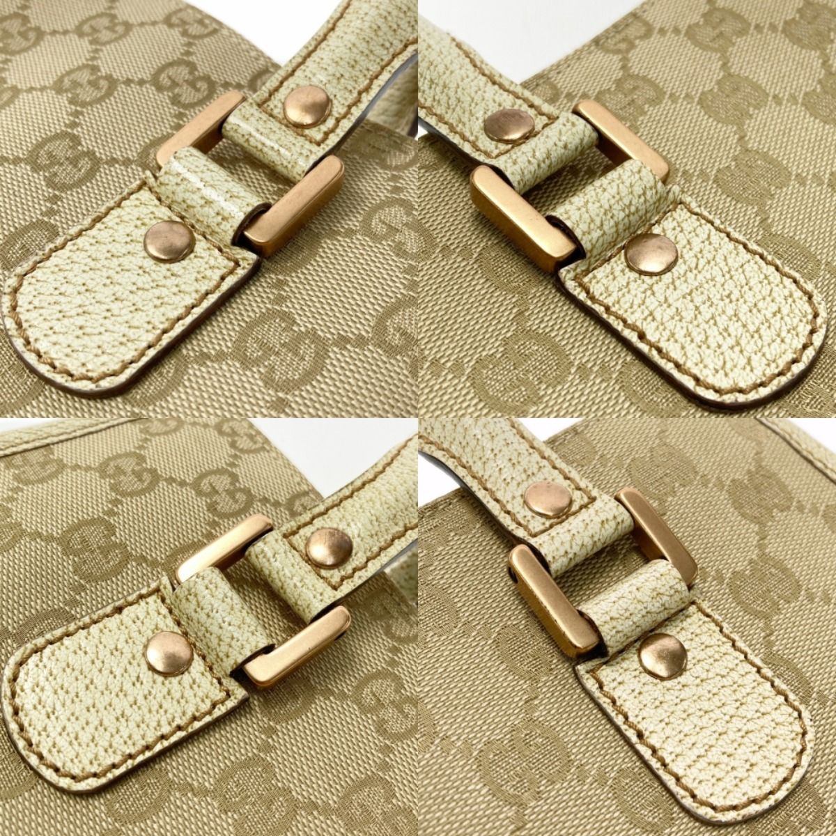 GUCCI グッチ トートバッグ ハンドバッグ 124260 ベージュ GG