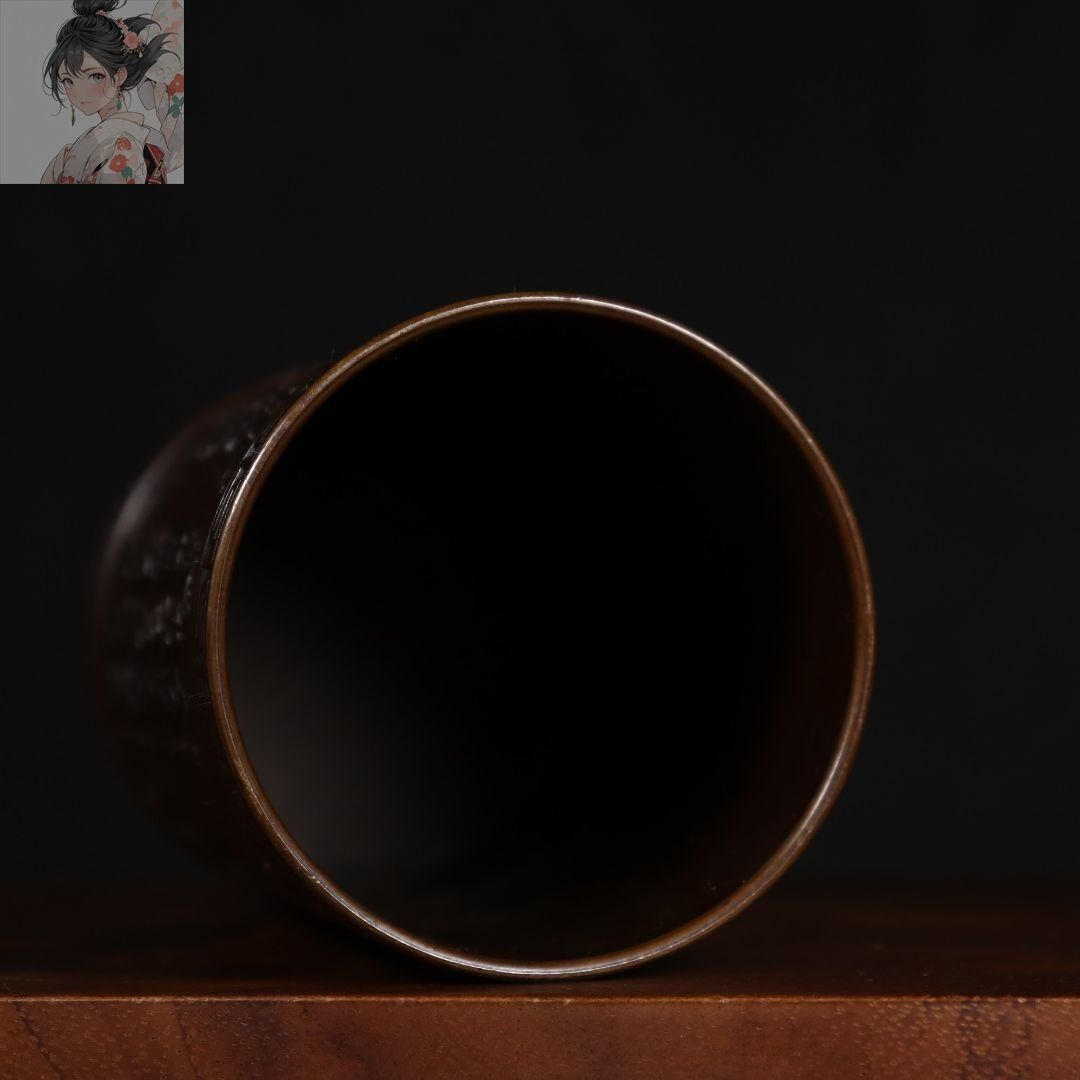 銅細工 三字経筆箱 置物 筆置き 筆入 書道具 文房具 銅細工