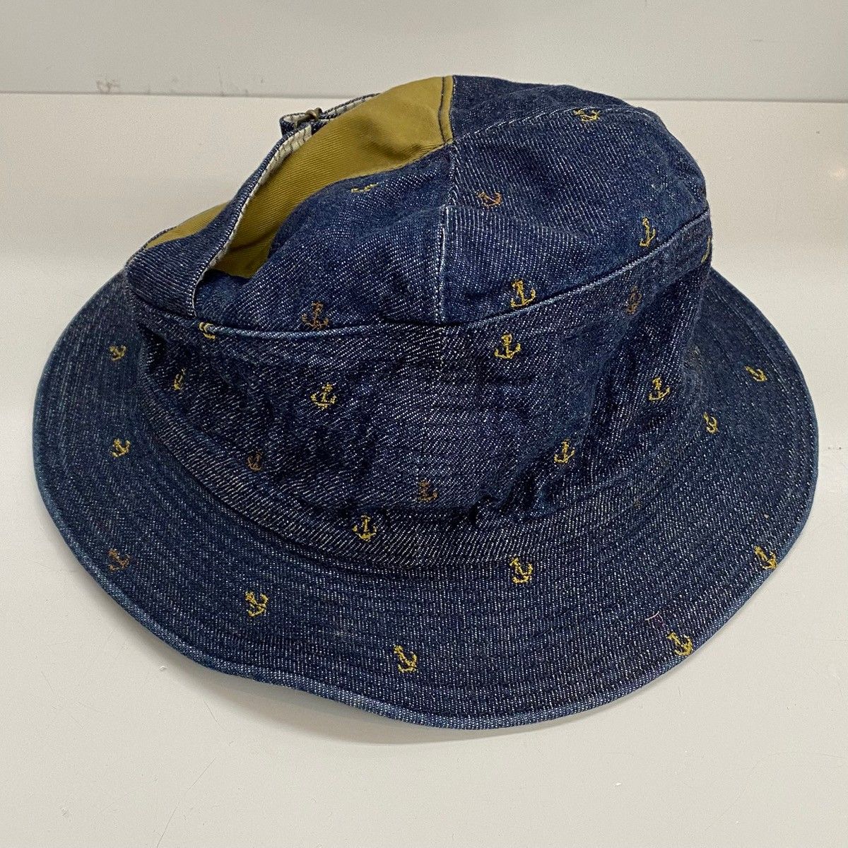 キャピタル KAPITAL 老人と海 錨刺繍 デニム 帽子 メンズ帽子 ハット