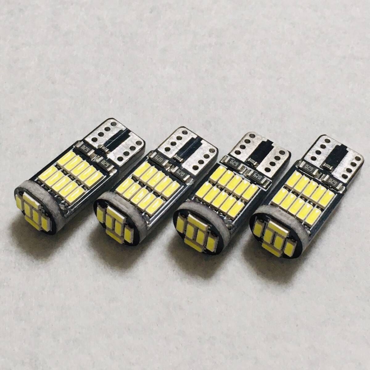 爆光！JJ1/2 N-VAN Lグレード エヌバン LED スモール ポジション ライセンス ナンバー灯 4点 T10 ホワイト ウェッジ球 12V  カー用品