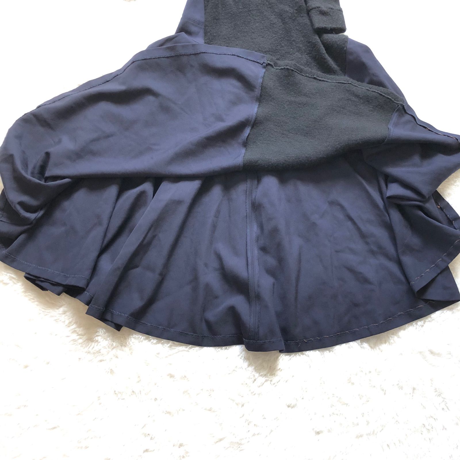 Yohji Yamamoto ヨウジヤマモト ニット 切替 アシンメトリー  