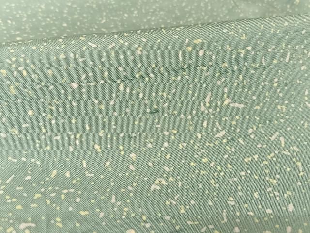 平和屋着物○石川県指定無形文化財 牛首紬 白山工房 手織り 正絹 逸品