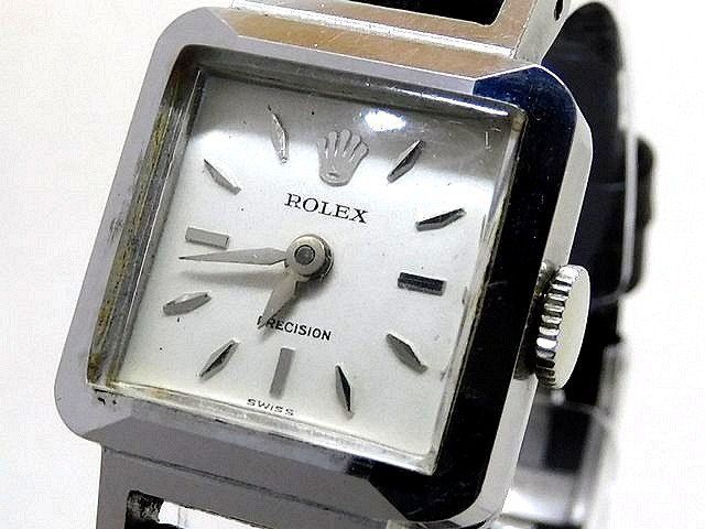 ロレックス 時計 9158 プレシジョン スクエア文字盤 手巻き アンティーク レディース 腕時計 ウォッチ ROLEX □7C7E