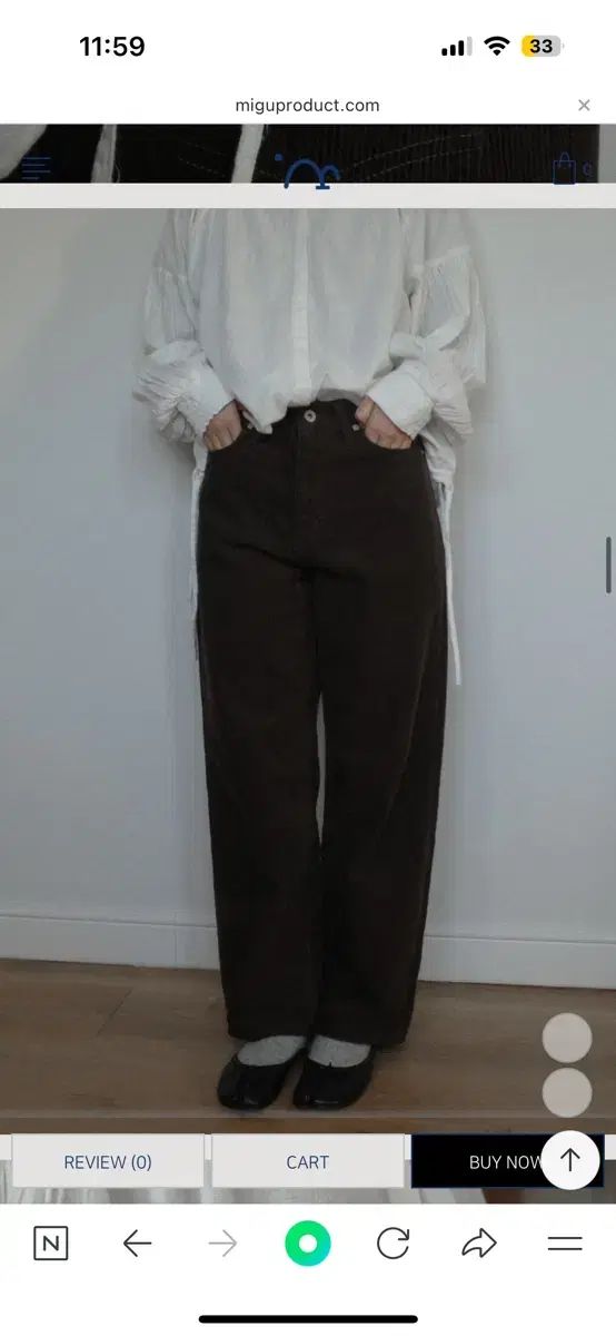 miguproduct ミグプロダクト コーデュロイ ズボン DECORATOM_COM_BR