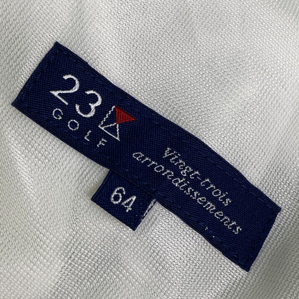 サイズ：64 23区GOLF ニジュウサンクゴルフ  ストレッチパンツ 花柄 ホワイト系 [240101430766] ゴルフウェア レディース ストスト サイズ：64 23区GOLF ニジュウサンクゴルフ ストレッチパンツ 花