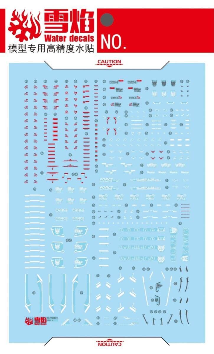 RG 1/144 フォースインパルスガンダム SpecII専用水転写式