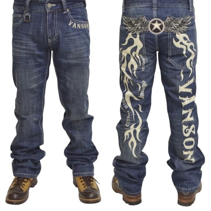 バンソン VANSON SP-B-38 デニムパンツ ジーンズ インディゴ色