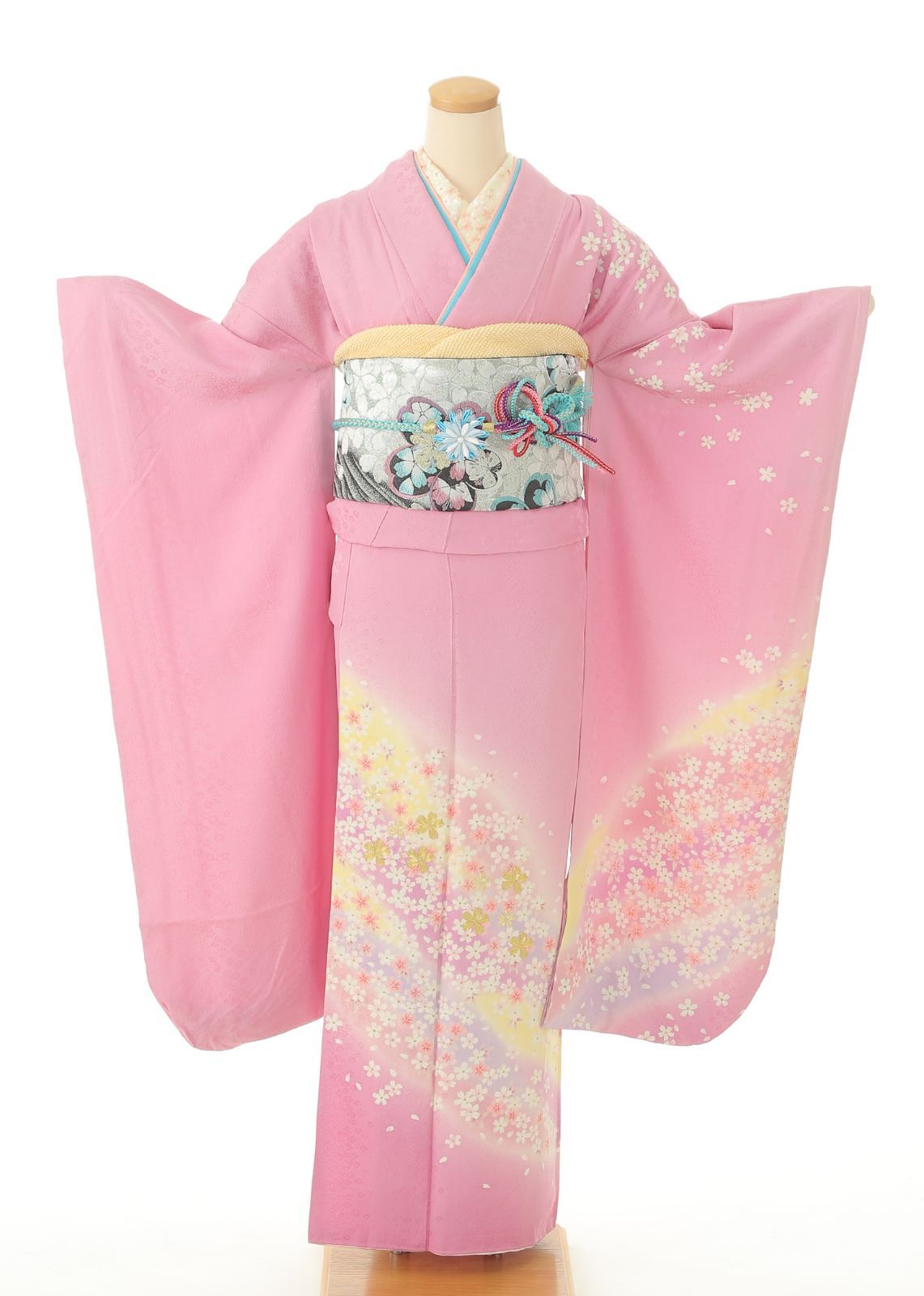 水彩画のようはんなり透明感♡振袖フルセット成人式前撮り謝恩会結婚式 長襦袢おまけ 水彩画のようはんなり透明感♡振袖フルセット成人式前撮り謝恩会結婚式