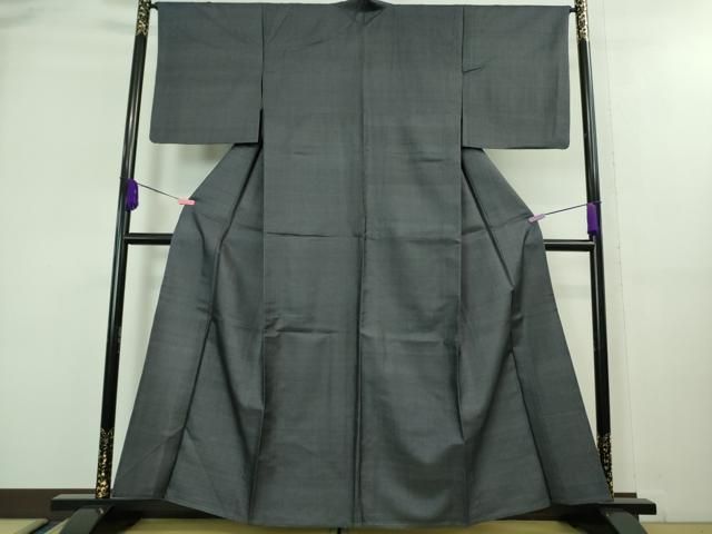 平和屋着物▽本塩沢 単衣 蚊絣 正絹 逸品 AAAZ9605fy 平和屋着物▽本