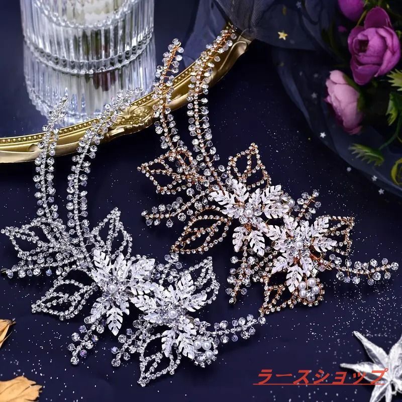 ヘッドドレス 花モチーフ