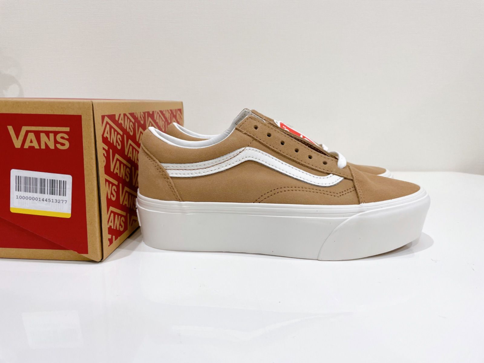 VANS バンズオールドスクール厚底プラットフォームスニーカー新品