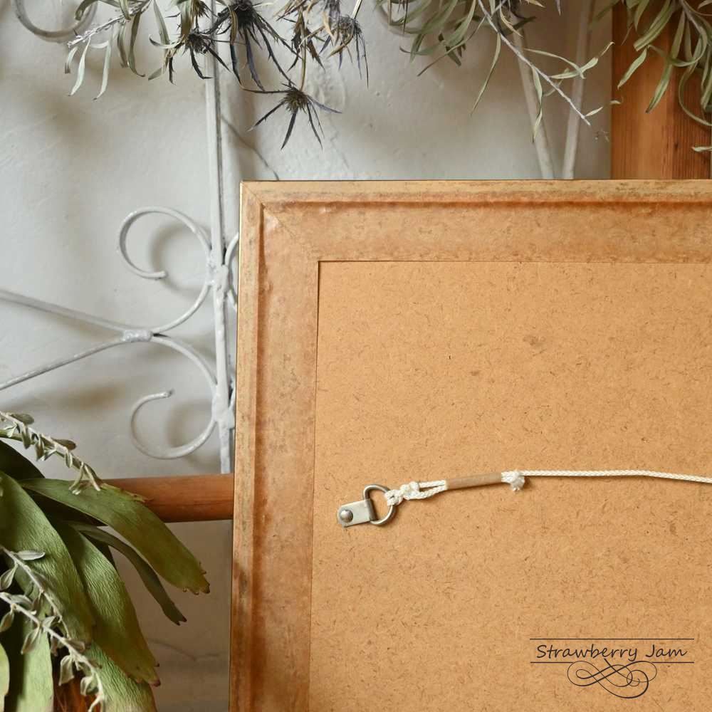 L3705-266-2 フランスヴィンテージ ルドゥーテ フラワー 絵 壁掛け