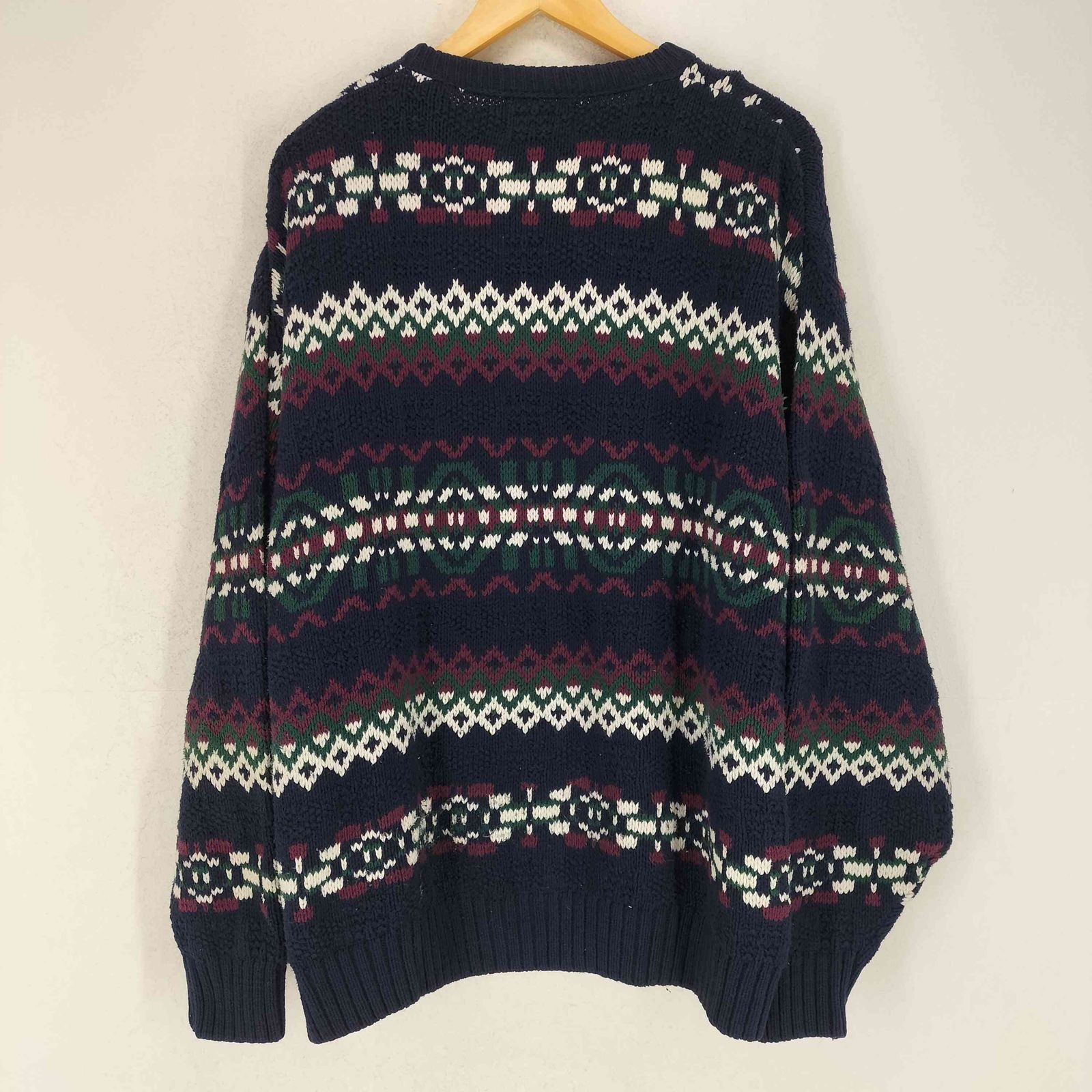 エディーバウアー Eddie Bauer 80S 黒タグ後期 ノルディック柄