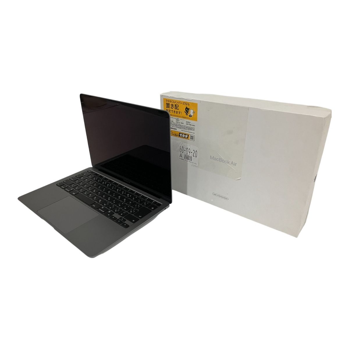 充放電回数11回 Apple MacBook Air M1 2020 FGN63J|A ノートPC Apple M1 8GB SSD 256GB B9898052