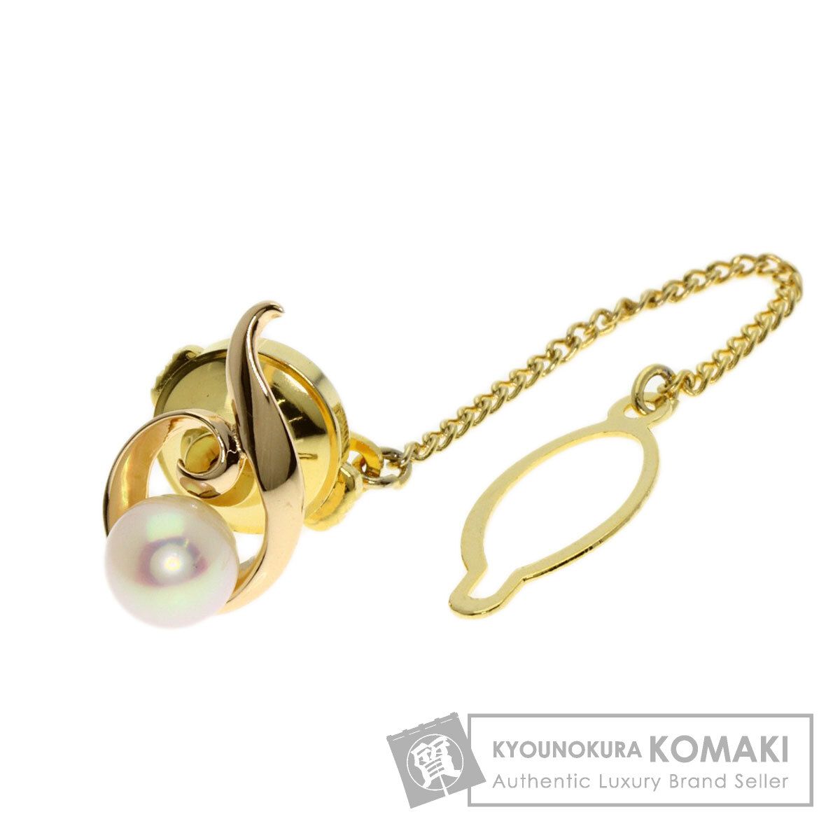 TASAKI タサキ パール 真珠 タイタック タイピン K14YG メンズ