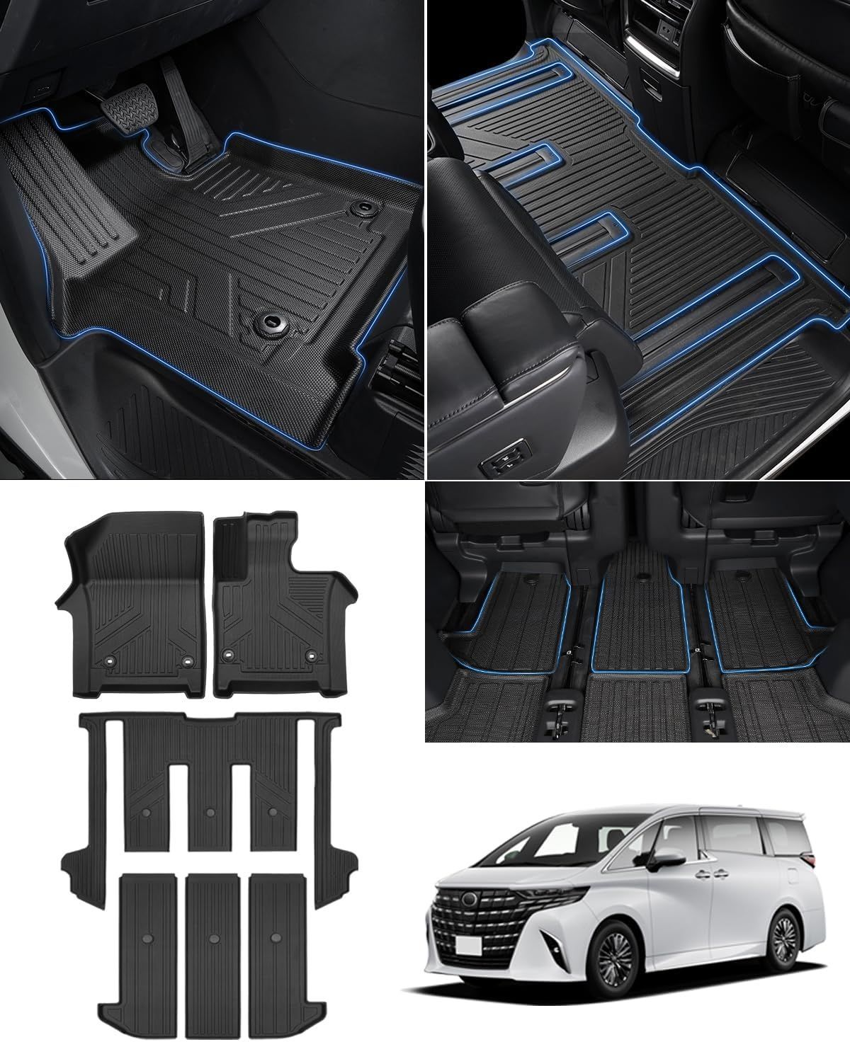 アルファード/ヴェルファイア30系前期 後期　車種専用設計　ドアトリム サイド トヨタ アルファード 30系 ダッシュボードマット 車種専用設計専用