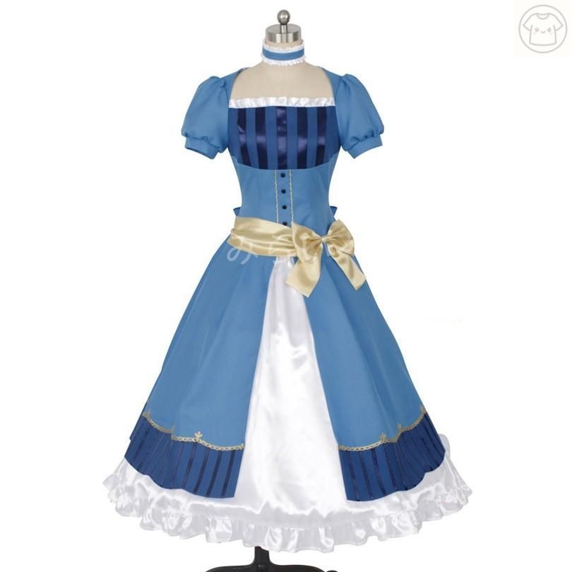 Theater 劇場版 黒執事 Book of the Atlantic エリザベス ミッドフォード Elizabeth Midford 風 コスプレ衣装 イベント 演出服 変装 二次会