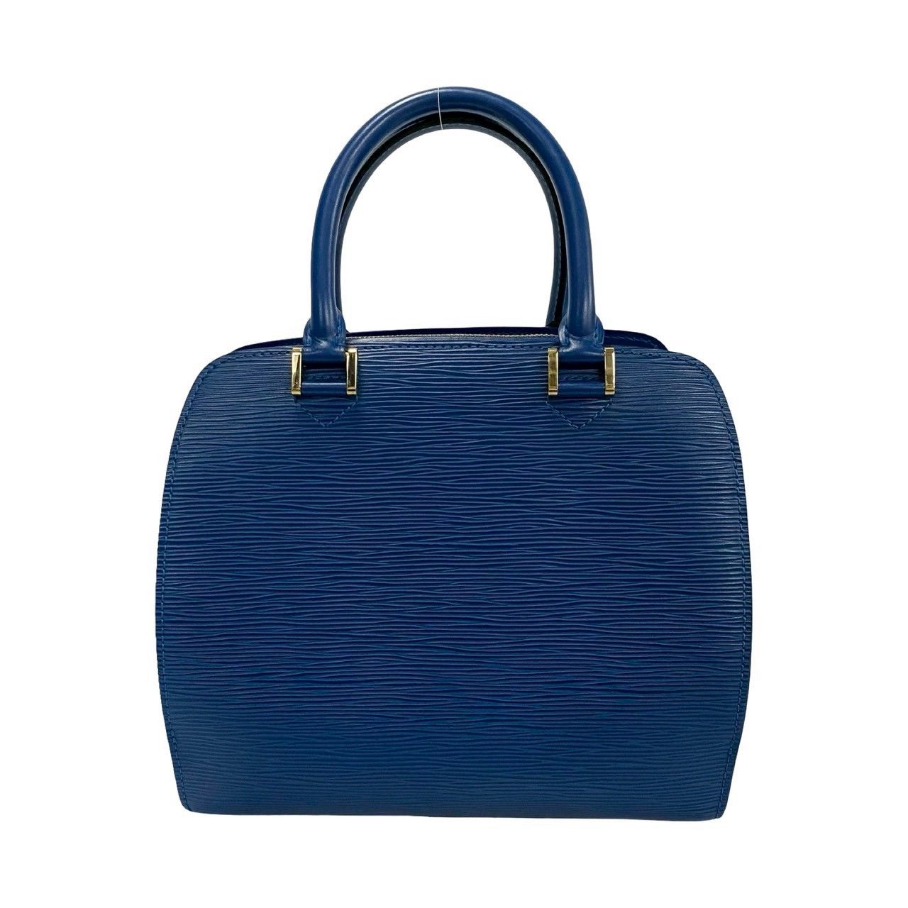 Louis Vuitton エピレザー ボストンバッグ 青 極美品】Louis Vuitton エピレザーのボストンバッグ（ブルー） 【公式
