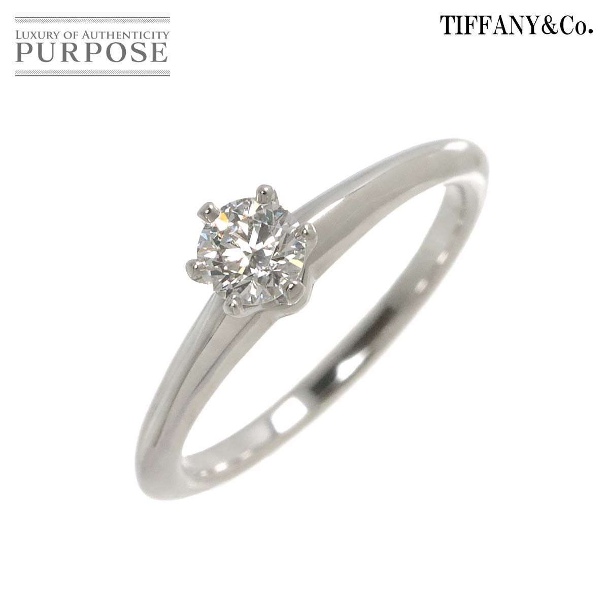 Tiffany & Co.のダイヤモンドリング（ソリティア） ティファニー TIFFANY&CO. ソリティア ダイヤ 0.28ct G/VVS1/3EX