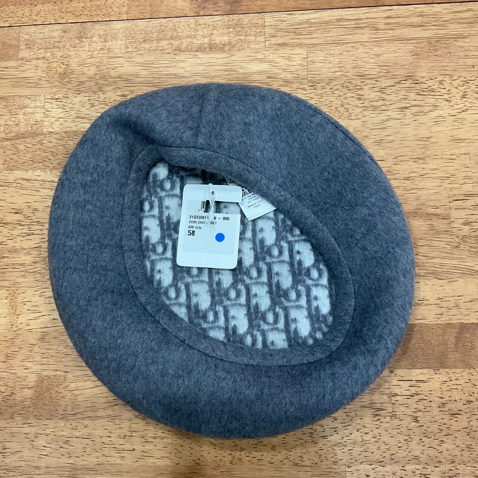 クリスチャンディオール 帽子 58 紙タグ付 D25022994