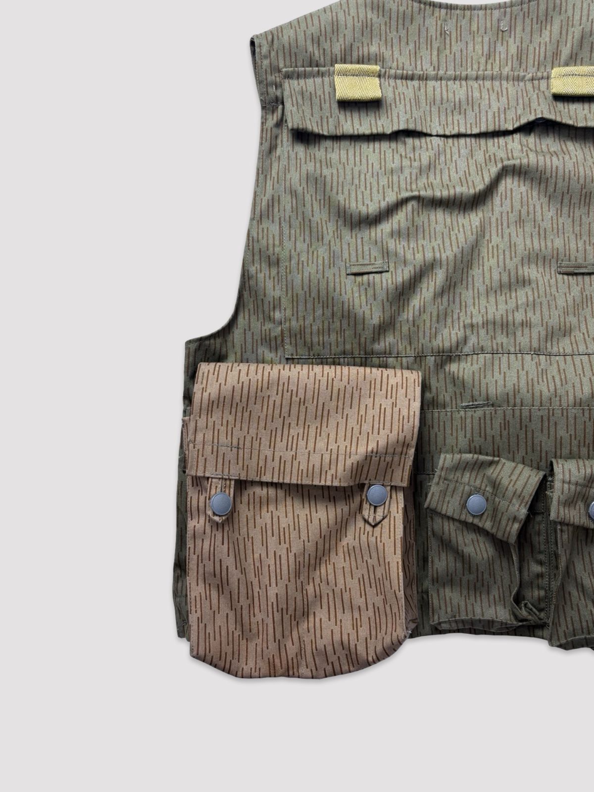 希少品 東ドイツ軍 NVA レインドロップカモ アサルトベスト