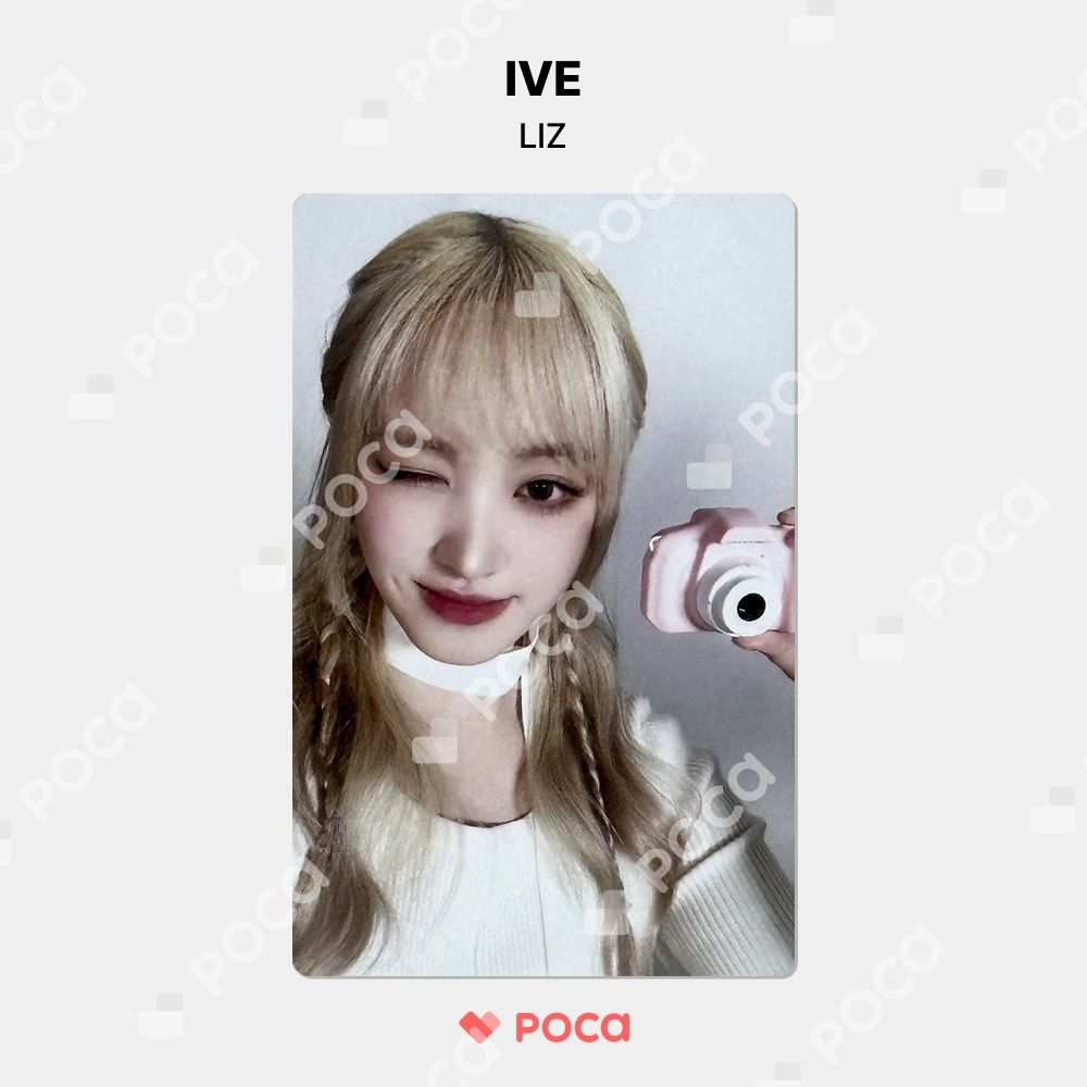 ive ファンコン　本国　サノク　リズ　ティアラ IVE リズ トレカ 2024 IVE 2nd FANMEETING ＜MAGAZINE IVE＞DIVE