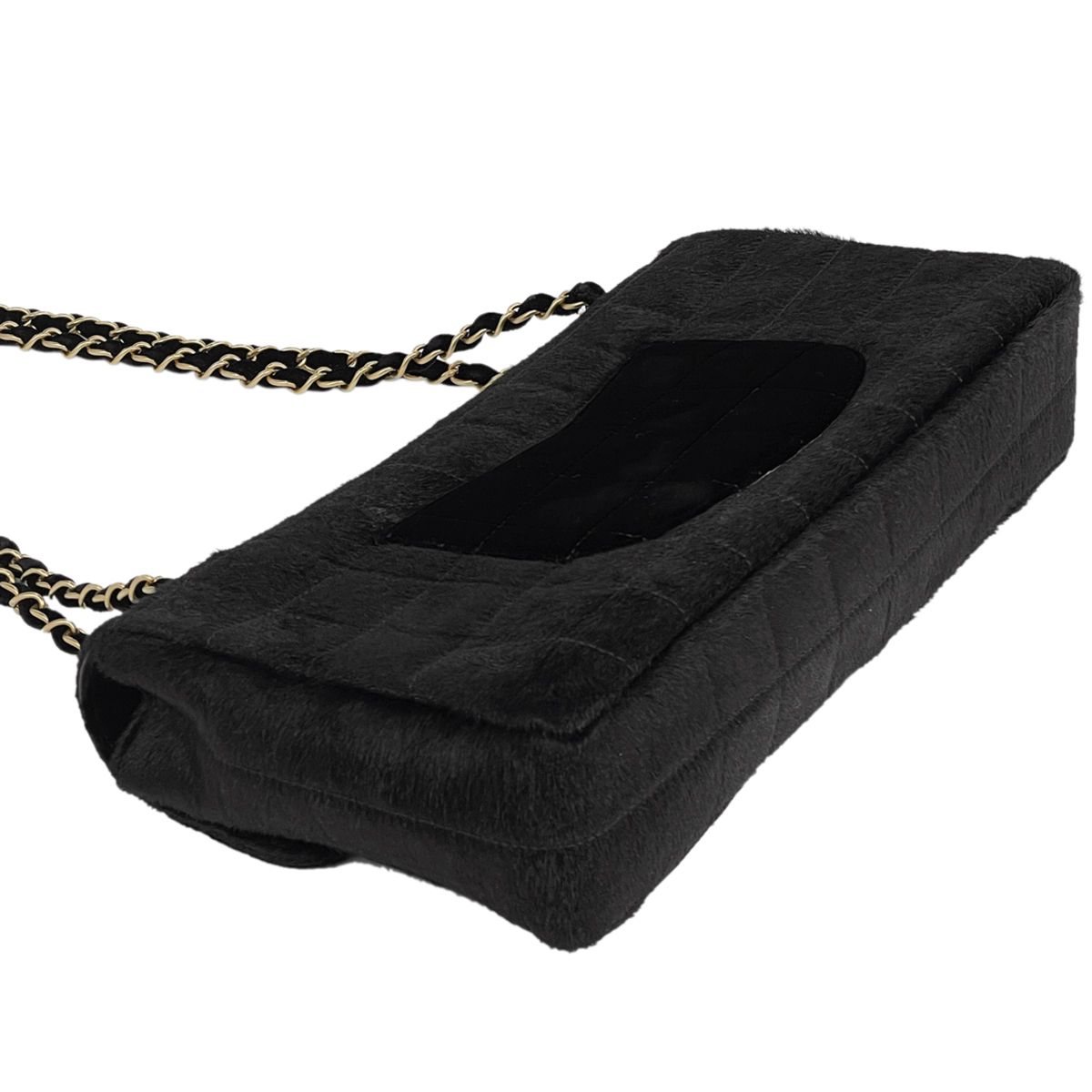 シャネル CHANEL チョコバー チェーン ショルダーバッグ ココマーク W 