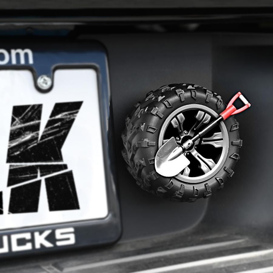 ジムニー スコップ小さい ミニ スペアタイヤ タイヤ 背面スコップ ジムニー ランクル ハスラー RAV4 エクストレイル FJクルーザー クロカン ジープ ラングラー ハイラックスレボ ハイラックスサーフ パジェロ アクセサ