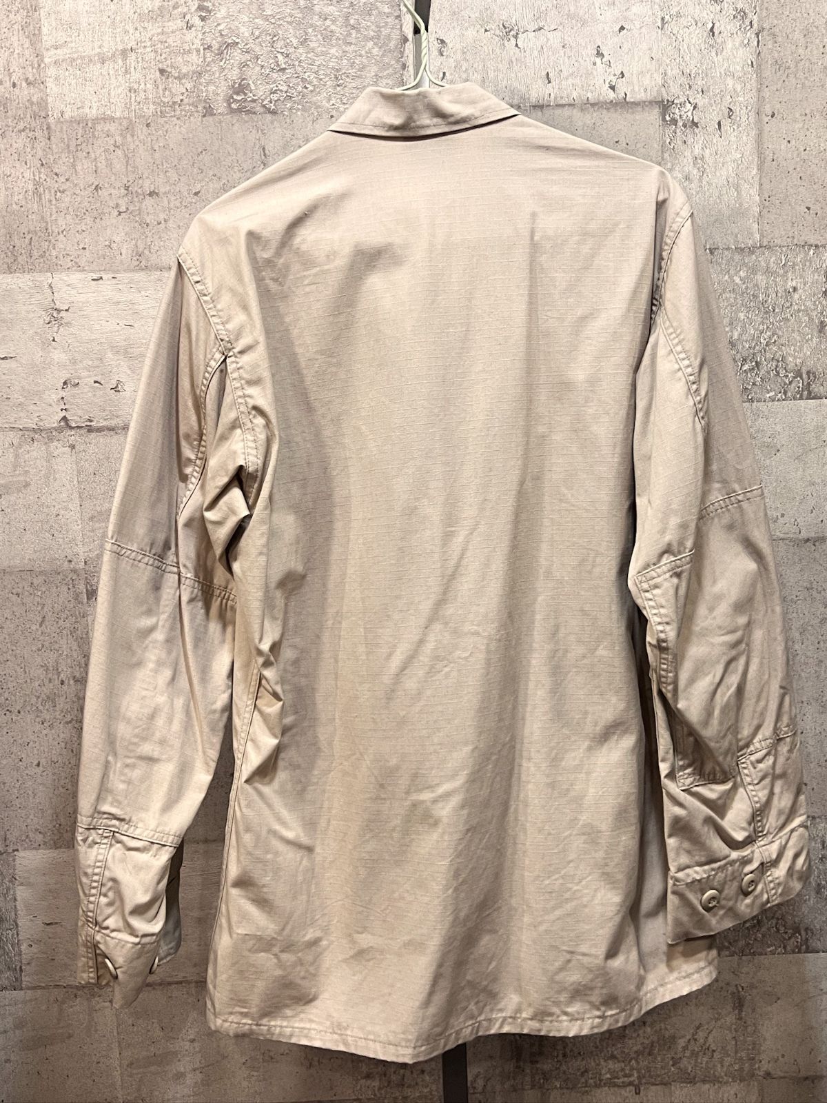 美品 U.S.ARMY 米軍 実物 07年 BDU JACKET ベージュ S-R 放出品 US 