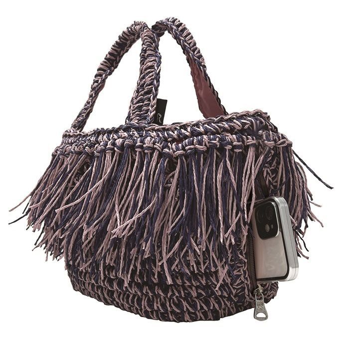 ☆ StraWberryM ☆ ROOTOTE ルートート LT.デリ.フリンジバスケット-C ルートート かごバッグ ROOTOTE 1151 トートバッグ かごバック トートバック 手提げ ミニバッグ 夏バッグ カゴバッグ レディース