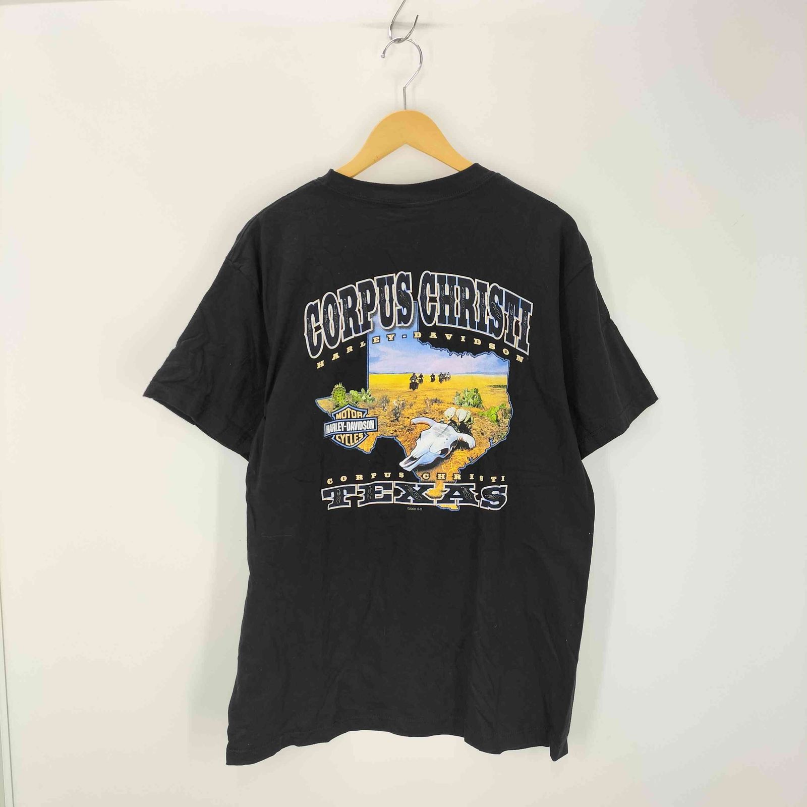 00's ハーレー 星条旗イーグル 半袖Tシャツ HARLEY DAVIDSON ハーレーダビッドソン HARLEY-DAVIDSON 00s USA製 イーグルロゴ