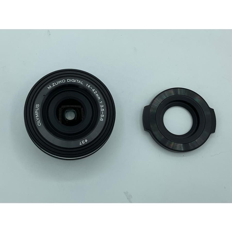 M.ZUIKO DIGITAL ED 14-42mm F3.5-5.6 EZ ブラック 良い ジャンク品